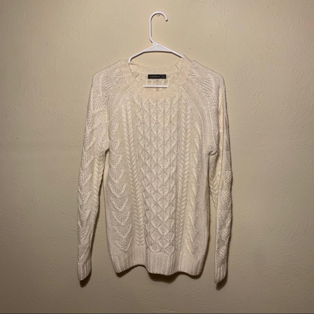 White sweater